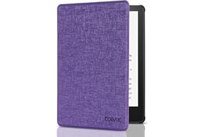 CoBak Custodia per Amazon Kindle Paperwhite 6,8" - Compatibile con dispositivi di 11a generazione, Cover protettiva sottile, Cover con chiusura magnetica Auto Wake/Sleep,Tela violeta