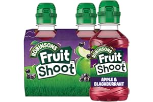 FRUIT SHOOT Apple and Blackcurrant Fruit Juice, 200ml (Pack of 8)