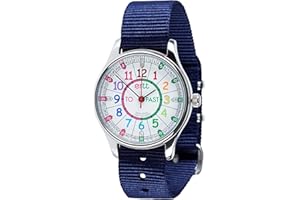 ertt EasyRead Time Teacher Waterproof Kids Watch - Watches for Kids - Learn to Tell The Time Watch for Boys & Girls - 3 Step Time Teacher Kids Watch - Past/to Dial - Analogue with Easy to Read Dial