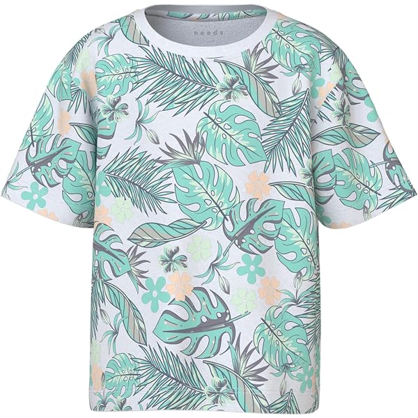 Name it NMFKAB SS TOP NOOS - T-shirt con stampa - lavender gray