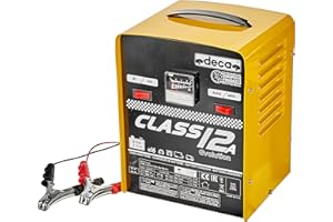 DECA CLASS12A Chargeur 12/24 V 140 AH, Jaune