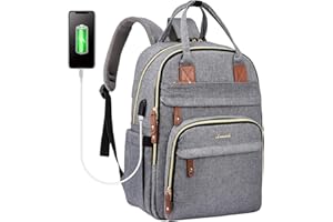 LOVEVOOK Sac à Dos Ordinateur Portable Femme 15.6 Pouces,Sac a Dos Antivol Femme,Sac a Dos Femme Grande Capacité Avec Serrure à Code,Sac a Dos Voyage Femme Avec Port de USB,Chic,Imperméable,Resistant