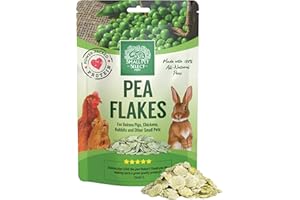 Small Pet Select - Pea Flakes, Naturally Dried Pea Flakes for Guinea Pigs, Chicken, Rabbits and other Small Pets 16oz (453g)