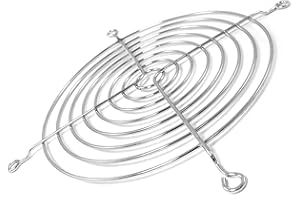 AABCOOLING AAB Cooling Grill 140 Silver - Metal Grill for 140mm Fans | PC Dust Filter | 140mm Dust Filter | Fan Cover | Dust Filter | 140mm Fan Grill | 140mm Fan Filter | Fan and Filter