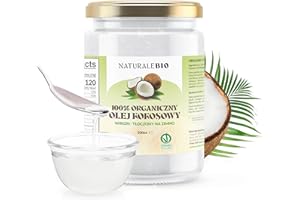 ‎NATURALEBIO Olej Kokosowy Ekologiczny Virgin 500 ml. Surowy i tłoczony na zimno. Organiczny i naturalny. Bio natywny i nierafinowany. Kraj pochodzenia Sri Lanka. NaturaleBio