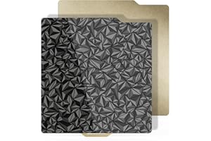 Tofelf 3D-Drucker-PEI-Blatt für BambuLab X1, X1C, P1P, P1S 3D Drucker, beheiztes Bett, Federstahl-Bauplatte, flexible Plattform 257,5 x 257,5 mm, ohne magnetische Basis