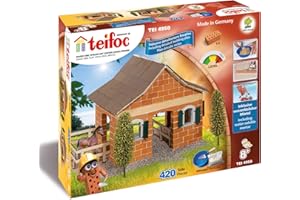 Teifoc Steinbaukästen-konstruktionsspielzeug-Big Horse Stable, Multi Color, Multicolor (Eitech GmbH T4950)
