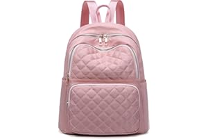 Travistar Mochila para mujer Bolso de hombro Nylon impermeable Bolso escolar informal Mochilas para mujer Mochila pequeña Mochila antirrobo