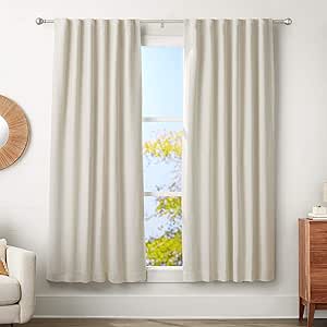 Amazonbasics Curtain Rod With Round Tail 180 360 Cm Nickel