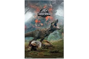 Grupo Erik Jurassic World Poster - 36 x 24 inches / 91.5 x 61 cm - Shipped Rolled Up - Cool Posters - Art Poster - Posters &