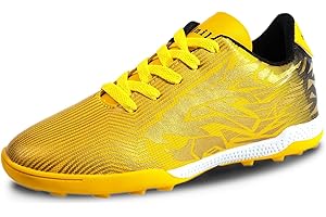 Sainilei Scarpe da Calcio Ragazzi FG/AG Professionale All'aperto Calcio da Scarpe Ragazzo TF Allenamento Bambini Teenage Scarpe Calcetto