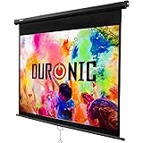 Duronic Projector Screen MPS60/43 Manual Pull Down HD Projection Screen For | School | Theatre | Cinema | Home Projector Scre