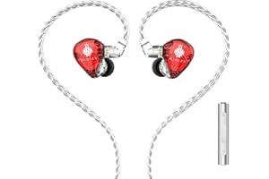 HIDIZS MS1-Rainbow in-Ear Casque Hi-Res Wired Headphones Diaphragme Hi-FI Isolation Bruit Musicien Écouteurs avec 0.78mm 2 Broches Câble Détachable pour Android/Lecteurs Audio