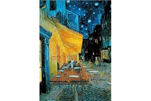 AVEJOYS 1000 Piece Jigsaw Puzzles for Adults Cafe Terrace at Night by Vincent Van Gogh 27.56 x 19.69 Inch Jigsaw Puzzles for Adults Educational Game Challenge Toy 1000 Pieces Puzzles for Adults Kids