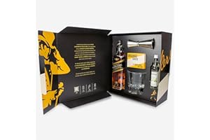 Johnnie Walker Black Label | Not So Old Fashioned Gift Set | Blended Scotch Whisky | 40% vol | 35cl | Iconic Whisky Gift Set | Scottish Whisky to Enjoy Neat or in Mixed Drinks | Gift Box