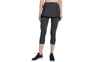 Westkun Legging Jupe de Sport/Golf/Tennis/Course à Pied pour Fille/Femme Skapri Jupe 2 en 1 pour Jogging,Natation,Plage,Tennis,Badminton,Randonnée,Gym,Squash,Yoga