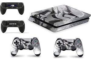 giZmoZ n gadgetZ Autocollant Vinal Trooper Skins pour PS4 Playstation 4 Slim Console + 2 manettes