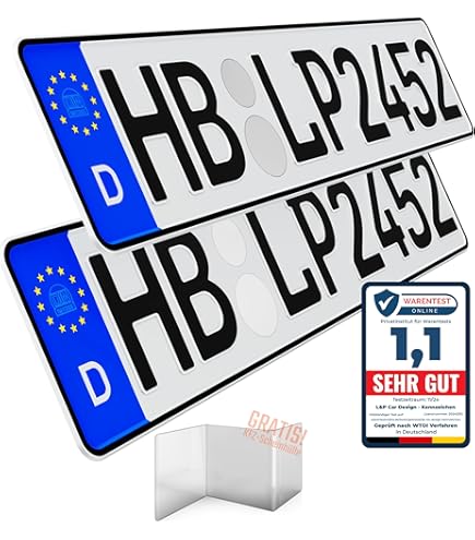 Nanofilm Nummernschild-Aufkleber Reflektierend - Unsichtbarer Schutz Für Kennzeichen