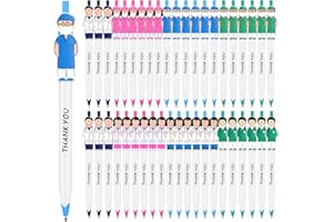 SEVENMYE 42 Pcs Nursing Pens Thank You Gifts for Colleague Inspirational Doctor Nurse Ballpoint Pen Medical Assistant Nurse Thank You Pens Employee Appreciation Gift for Healthcare Workers Medical Students