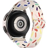 Rongep Bahar Serisi 18mm Esnek Kumaş Kordon Huawei ile Uyumlu GT5 41mm/GT5 Pro 42mm/GT4 41mm i&ccedil;in Terleme Karşıtı Nefes Alabi