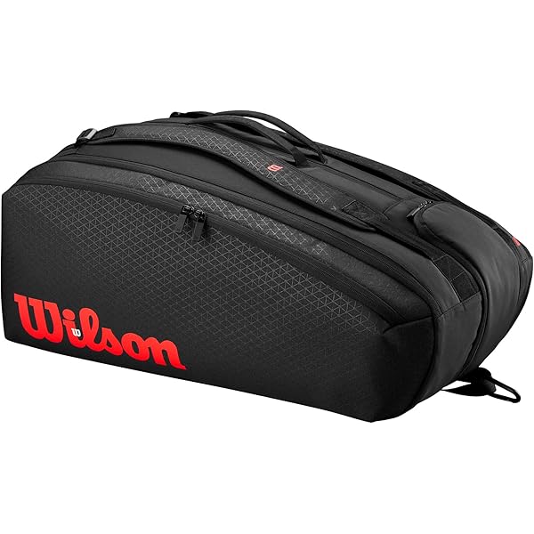 WILSON Blade V9 Super Tour Tennis Racket Tassen - Groen/Zwart, Groen/Zwart, Holds up to 15 Rackets, Racket Tas