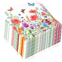 40 Stück Servietten Mit Schmetterling & Blumenmuster – 33x33 Cm, Aus Holzzellstoff, Für Frühling, Hochzeit, Geburtstag