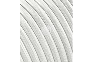 Merlotti 20301 - Cable eléctrico redondo H03VV-F 2 x 0,75, blanco, 3 m