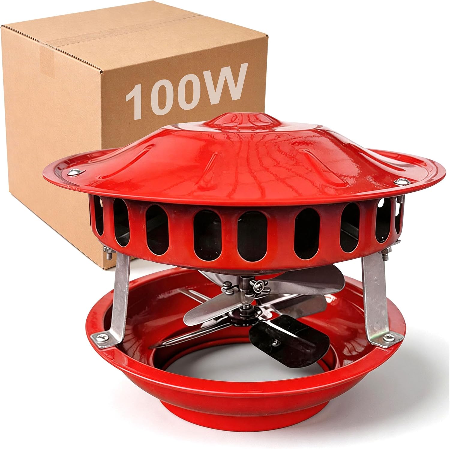 Mocoli Extractor de humos de 100W, Ventilador de Chimenea de Doble Cabeza de 12-21cm con 7 Aspas Máquina de Humo Silenciosa Extractor de Humos Ventilador de Chimenea