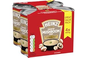 Heinz Cream of Mushroom Soup, 4 x 400 g