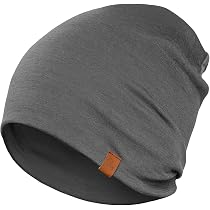 Ensemble 2 Pièces Bonnet En Laine Mérinos, Bonnet Et Cache-cou, Masque Facial Ensemble Deux Pièces Bonnet, Masque De Ski, Cadeaux Durables, Gris - France