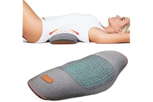 Cozyhealth Lendenwirbelstützkissen zum Schlafen, Memory-Schaum-Rückenlendenstützkissen zur Schmerzlinderung im unteren Rücken, Rückenstützbettkissen, Taillenstütze, Rückenschläfer (dunkelgrau)