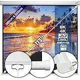 Beamerleinwand 203x203cm - in verschiedenen Größen mit und ohne Stativ, einfache Montage, Format 1:1, 4:3, 16:9, HD 4K…