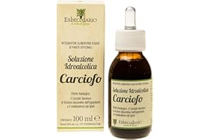 Erbecedario - Tintura Madre Carciofo, Depurativo fegato, Diuretico, Rimedio Naturale Contro La Stitichezza Lieve E Per Favorire Il Metabolismo Dei Grassi, 100 ml
