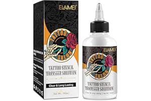 Crème De Transfert De Tatouage, 150 ml Professionnel Durable Stencil Gel De Transfert Tatouage De Gel De Tatouage Gel Stencil Primer Stuff Tattoo Skin Solution Gel for Transfer Paper Tattoo Supply