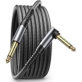 JSAUX Electric Guitar Cable 3M, Jack Cable 6.5 mm Male to Male | Guitar Jack Cable Compatible with Guitar, Amplifier, Electri