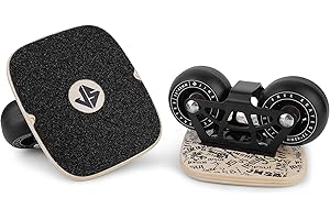 SANXUP Free Skates Portable Roller Road Drift Skates Plate, with Maple Deck Anti-Slip, Board Split Skateboard with PU Wheels High-end Bearings (