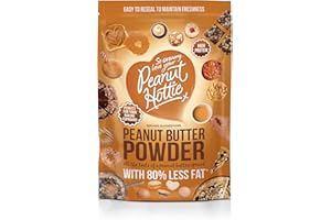 Peanut Hottie - Peanut Butter Powder (180g), All Natural, Marco Friendly, High Protein, Low Calorie, Low Fat, Vegetarian, Vegan, Recyclable, Ideal for Baking, Smoothies & Cooking