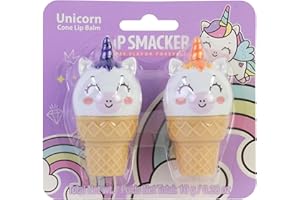 Lip Smacker Unicorn Cone, Duo Set Baumes à Lèvres Licorne, Set de 2 pour Enfants, Édition Cadeau 2025