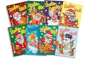 Lutz Mauder 8 Zauberblöckchen im Set - Weihnachten (A8-7,5x5,2cm) - 8 Motive