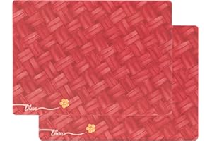 THUN, Set 2 Tovagliette Plastificate da Collezione per la Cucina, Linea AbbracciAMI, Idea Regalo per Natale, 45,6 x 33 cm