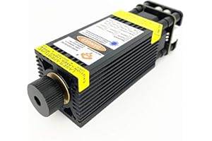 BYUP 5500mw 33mm modulo laser a lunghezza focale regolabile modulo laser blu da 5,5 W per router fai da te CNC 1610 CNC2418 CNC3018 PRO, supporto 12v PWM TTL