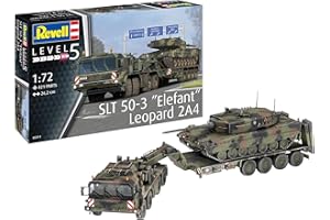 Revell 03311 Maquette de Chars Militaires à Construire SLT 50-3 "Elephant & Leopard 2A4, Échelle 1/72