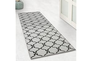 ‎FLOORDIREKT Floordirekt Teppichläufer Drogheda 80 x 200 cm - Läufer für Küche, Flur & Wohnraum - Feinschlingen Teppich - rutschfest & antistatisch - Küchenläufer Flurteppich Flurläufer