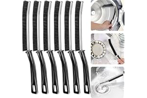 6 Stück Hartborsten Eckenreinigungsbürste, KIMTAR Spaltreinigungsbürste und Fugenbürste, Cleaning Brush für Tiefenreinigung von Fenstern Fliesen, Badezimmer, Küche, Automörtel