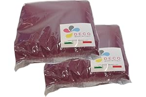 DECOMADEINITALY Arena Colorida para Decoraciones 0,3/0,7 mm Paquete de 2 kg (Burdeos)