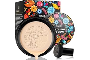 FSLHCY CC Creme BB Cream Líquida Fundación Mushroom Head, Base de Maquillaje, Natural Maquillaje de Brillo Color Reparación, Larga Duración, Hidratante Permeable