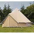 Andes 4m 100% Cotton Canvas Bell Tent With Heavy Duty SIG Groundsheet