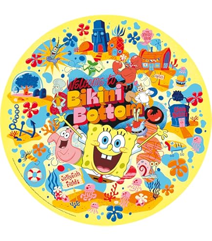Aquarius SpongeBob Squarepants Puzzle (3000 Pieces) - Officially Licensed Spongebob Merchandise & Collectibles - Glare Free - Precise Fit - 82 x 113 cm
