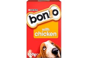 Bonio Chicken Dog Biscuits 650g, Pack of 5