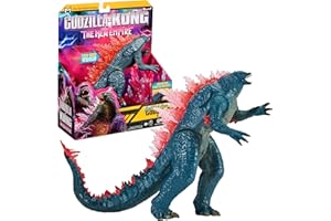 Monsterverse - Figura Battle Roar Godzilla Evolved basada en la película de Godzilla vs Kong, Botón en la Espalda para Activar Sonido, Figura Detallada de 18 cm, +3 años, Famosa (MN305100)